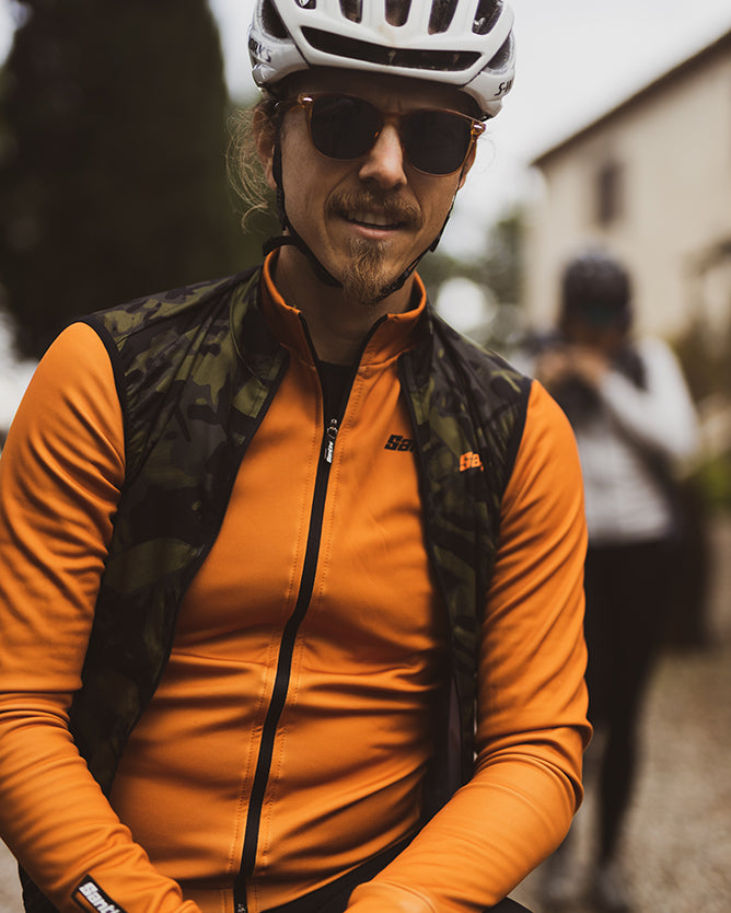 Santini Nebula Gravel Wind Vest Erkek Rüzgarlık Yelek 0M54275NEBULGRAV