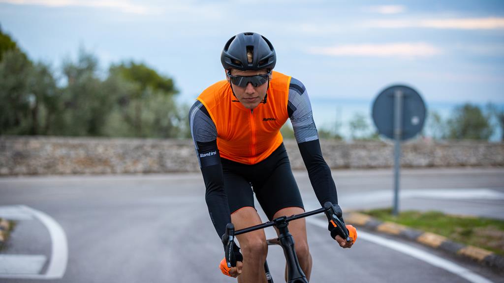 Santini NEBULA PURO Erkek Rüzgarlık Yelek 2W54275NEBULPURO