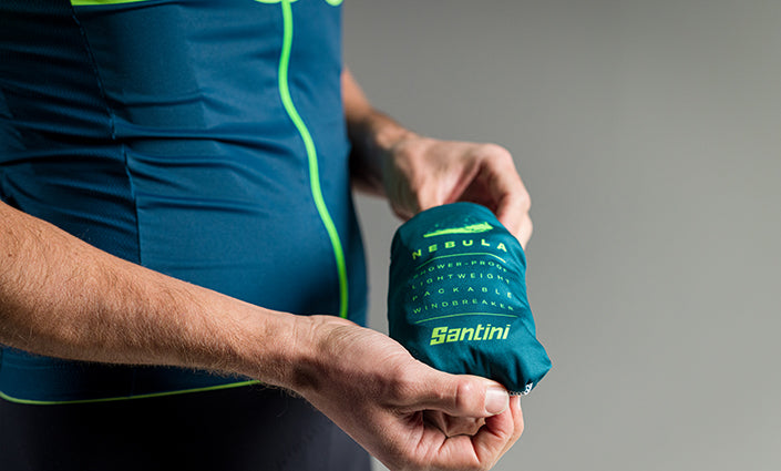 Santini NEBULA PURO Erkek Rüzgarlık Yelek 2W54275NEBULPURO