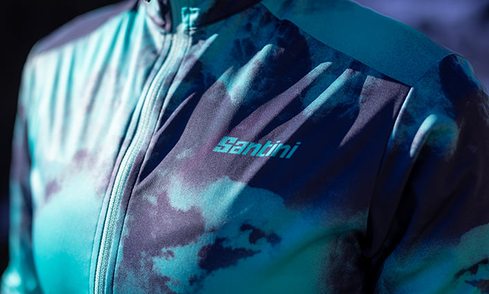 Santini NEBULA STORM Kadın Rüzgarlık Bisiklet Ceketi 2W332L75NEBULSTOR