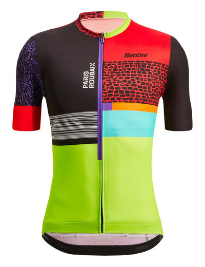 Santini Paris Roubaix Forger Des Heroes Erkek Bisiklet Forması RE94075C22PRFDH