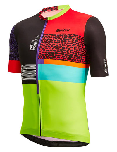 Santini Paris Roubaix Forger Des Heroes Erkek Bisiklet Forması RE94075C22PRFDH