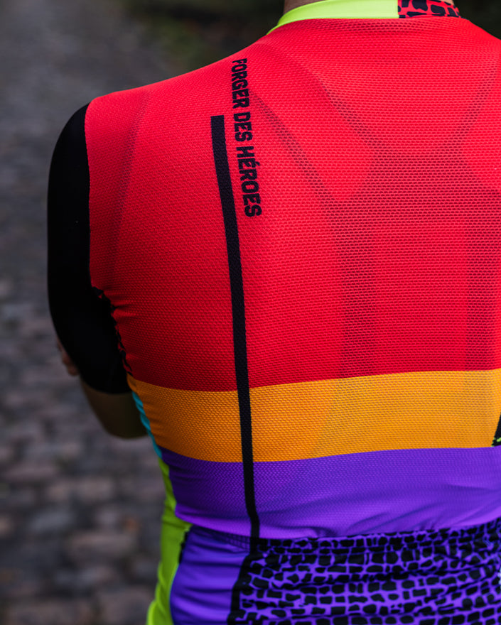 Santini Paris Roubaix Forger Des Heroes Erkek Bisiklet Forması RE94075C22PRFDH