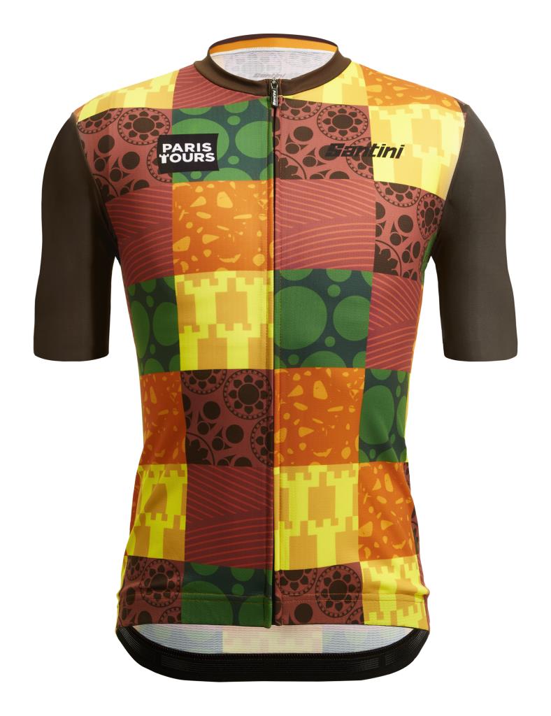 Santini Paris Tour Official Büyük Beden Bisiklet Forması RE94075C22PTVIGN