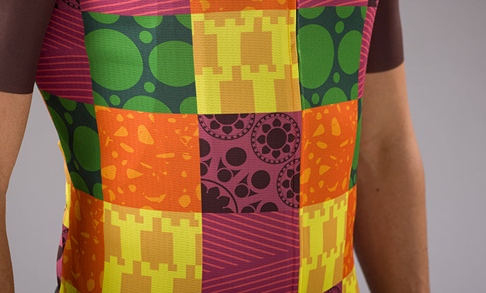 Santini Paris Tour Official Büyük Beden Bisiklet Forması RE94075C22PTVIGN