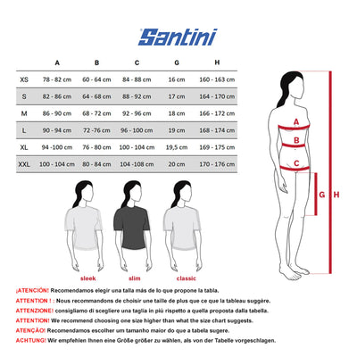 Santini Passo Kadın Termal Kışlık Bisiklet Forması W9216175PASSO