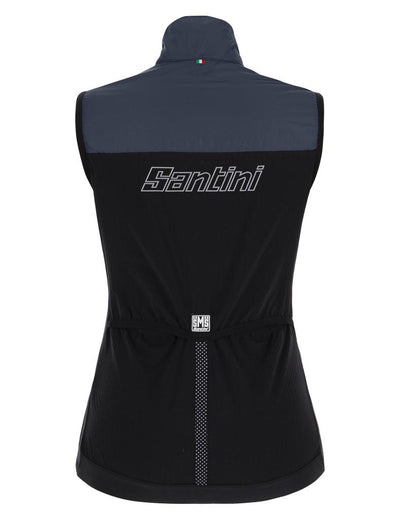 Santini Redux Stamina Wind Vest Women's Waterproof Windbreaker Vest 1S545L75REDUXSTAM