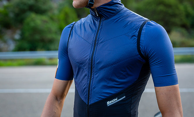 Santini Redux Vigor Büyük Beden Erkek Rüzgarlık Yelek 1S54575REDUXVIGO