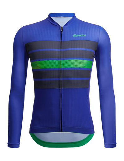 Santini SLEEK BENGAL Büyük Beden Erkek Uzun Kollu Yazlık Bisiklet Forması 3S215075ESLKBENG