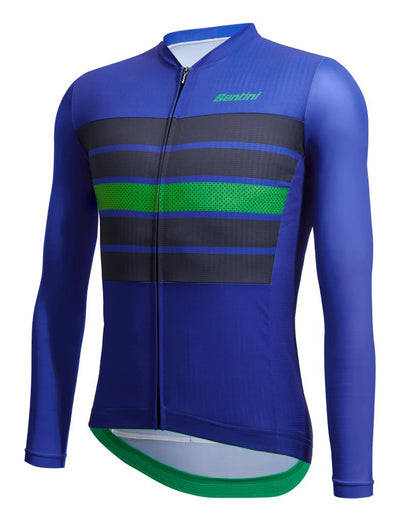 Santini SLEEK BENGAL Büyük Beden Erkek Uzun Kollu Yazlık Bisiklet Forması 3S215075ESLKBENG