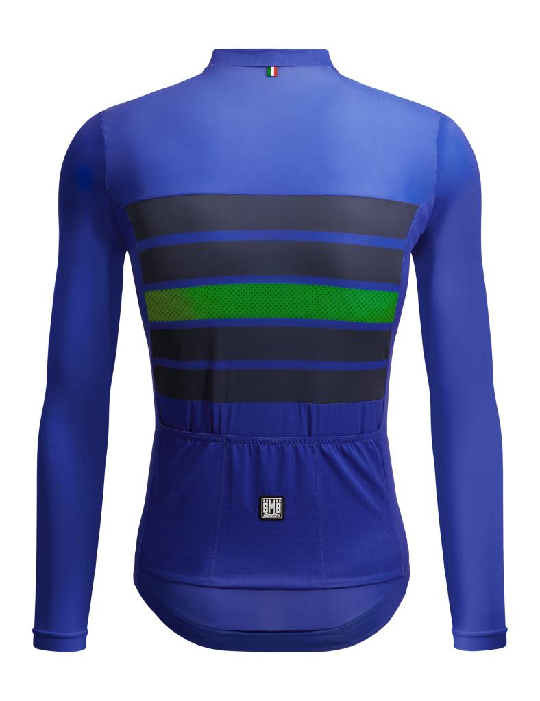 Santini SLEEK BENGAL Büyük Beden Erkek Uzun Kollu Yazlık Bisiklet Forması 3S215075ESLKBENG