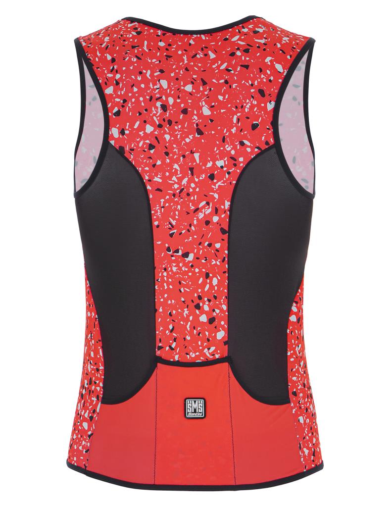 Santini Sleek Desing Pietra Tri Top Triathlon Atlet