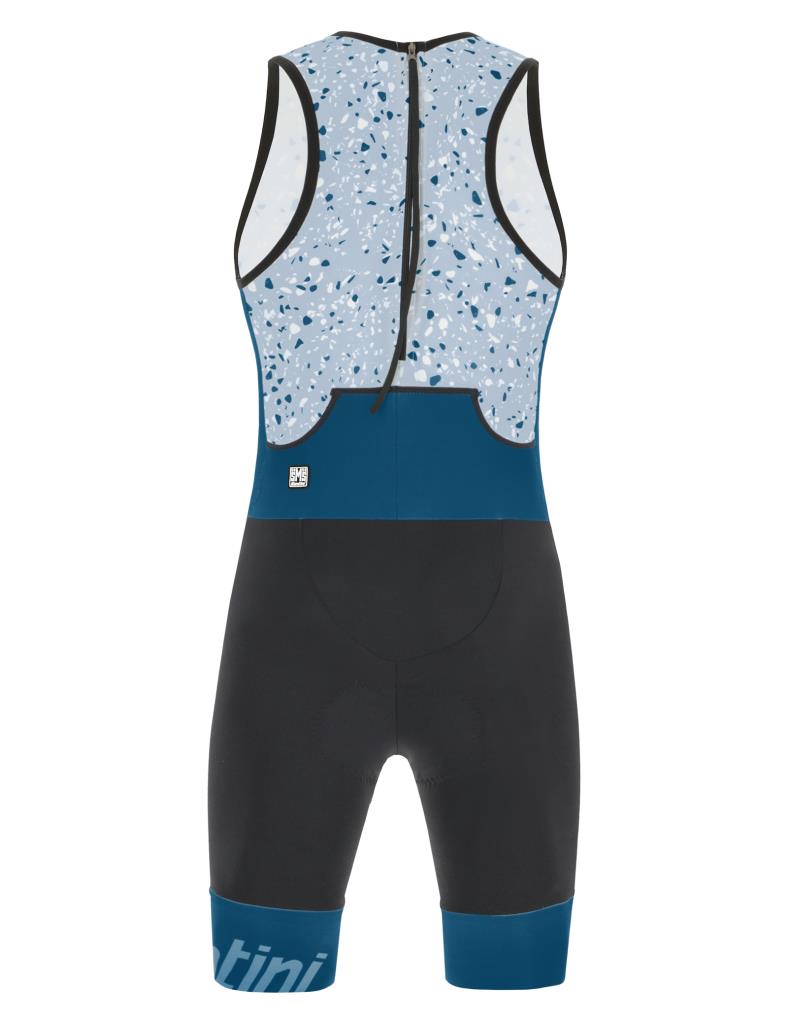 Santini SLEEK PIETRA Kolsuz Erkek Trisuit 1T778STGSLEEKPIET