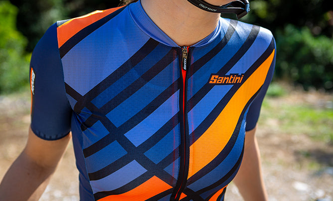 Santini Sleek Raggio Kadın Bisiklet Forması 1S940L75ESLKRAGG