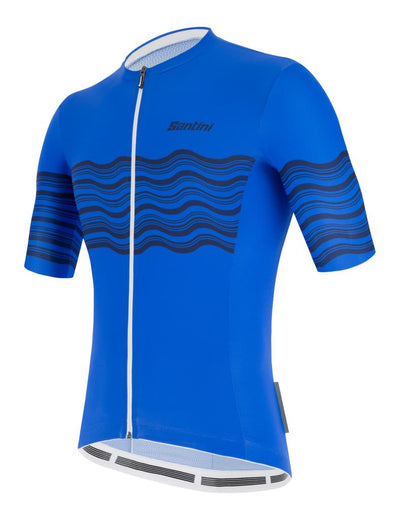 Santini Tono Profilo Unisex Cycling Jersey 2S94075TONOPROF Royal Blue