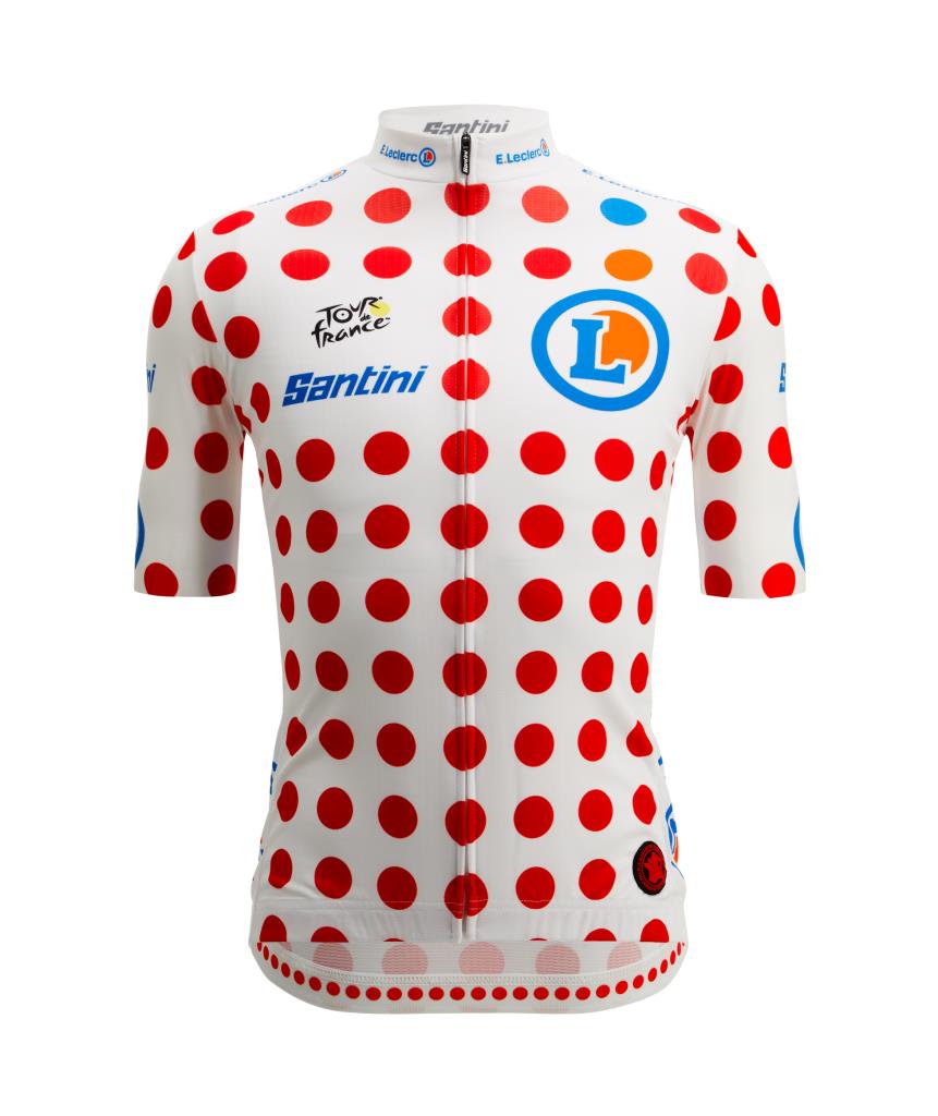 Santini Tour De France Best Climber Erkek Bisiklet Forması TF94075R22TDFKOM