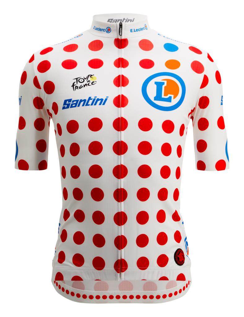 Santini Tour De France Best Climber Erkek Bisiklet Forması TF94075R22TDFKOM