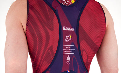 Santini Tour De France Bordeaux Özel Seri Erkek Askılı Bisiklet Taytı RE1075FBBDX3TDF