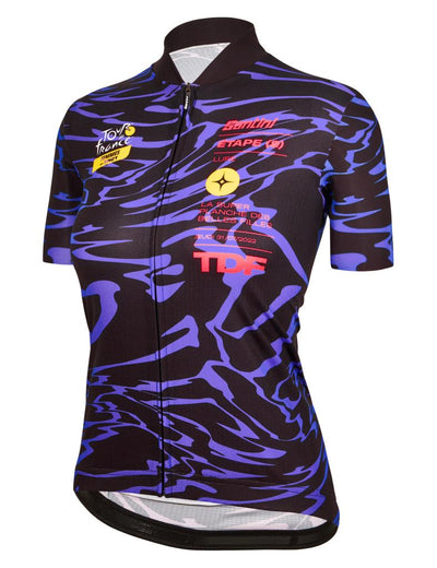 Santini Tour De France PLANCHE DES BELLES FILLES Kadın Bisiklet Forması RE940L75FILLETDFF