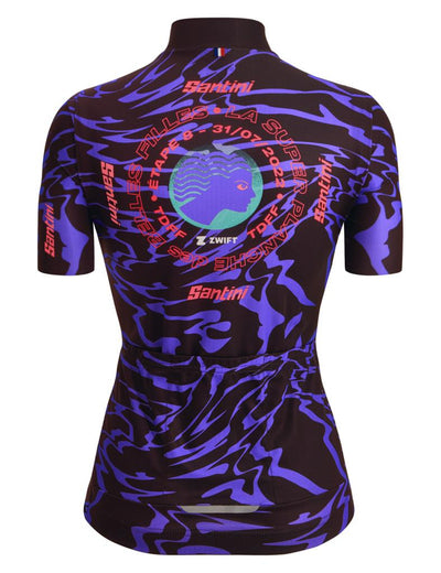 Santini Tour De France PLANCHE DES BELLES FILLES Kadın Bisiklet Forması RE940L75FILLETDFF
