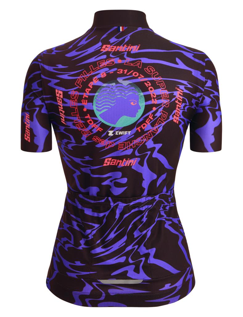 Santini Tour De France PLANCHE DES BELLES FILLES Kadın Bisiklet Forması RE940L75FILLETDFF