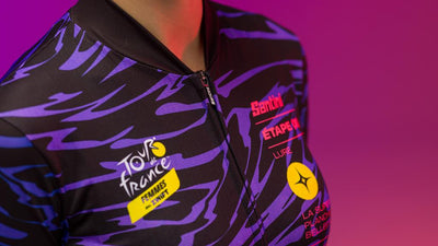 Santini Tour De France PLANCHE DES BELLES FILLES Kadın Bisiklet Forması RE940L75FILLETDFF