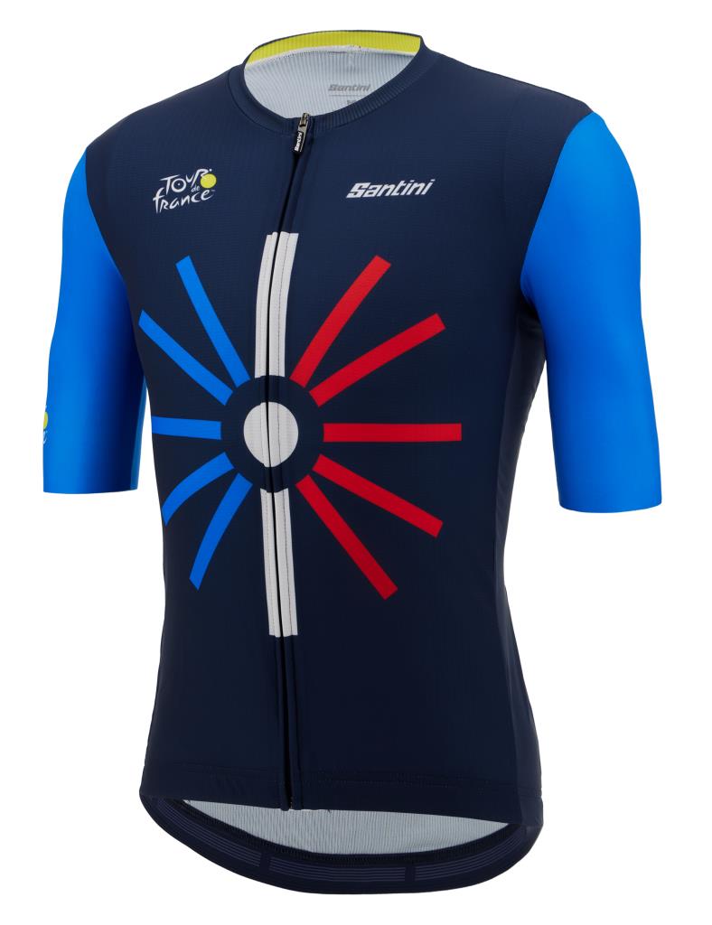 Мужская велосипедная майка Santini Tour De France Trionfo RE94075CTRION3TDF