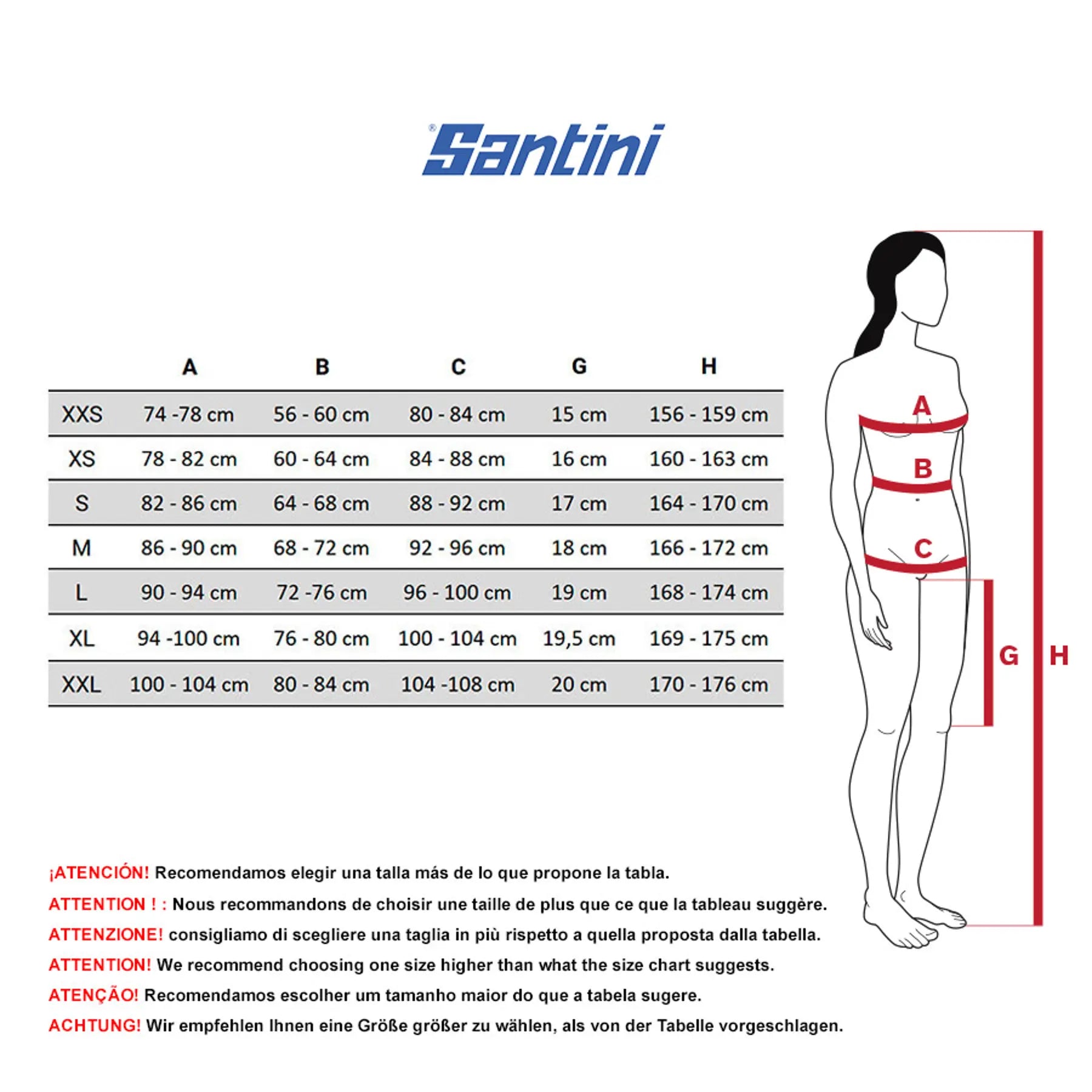 Santini Trek Segafredo Kadın Askısız Bisiklet Taytı RE055PRO22TW
