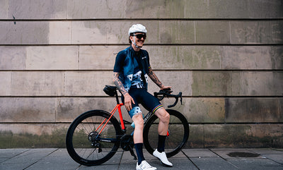 Santini UCI Cycling World Championship Bib Tights RE1075GITCITY3WCG Blu Nautica