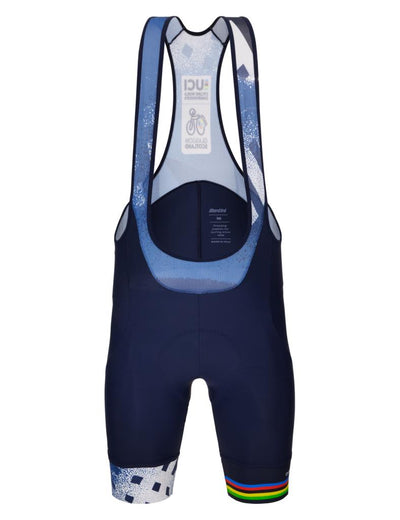 Santini UCI Cycling World Championship Bib Tights RE1075GITCITY3WCG Blu Nautica