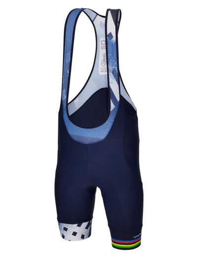 Santini UCI Cycling World Championship Bib Tights RE1075GITCITY3WCG Blu Nautica