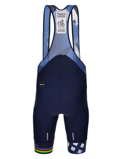 Santini UCI Cycling World Championship Bib Tights RE1075GITCITY3WCG Blu Nautica