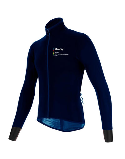 Santini UCI Cycling World Championships City Grid Glasgow Road World Cup Rain Jacket Erkek Yağmurluk Ceket RE52275CITY3WCG