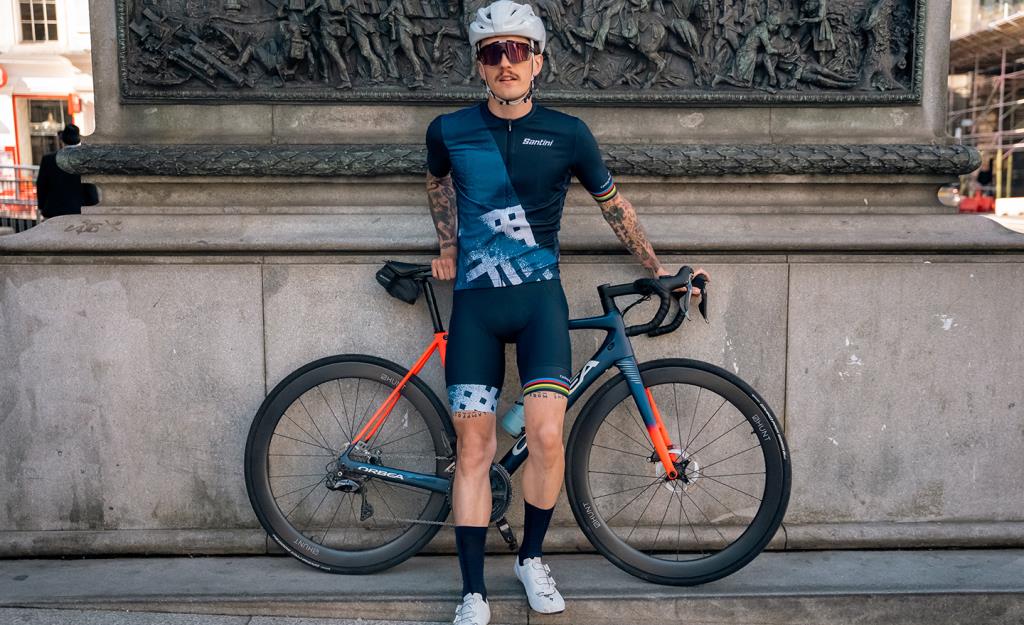 Santini UCI Cycling World Championships Grid Kadın Bisiklet Forması RE94075CCITY3WCG