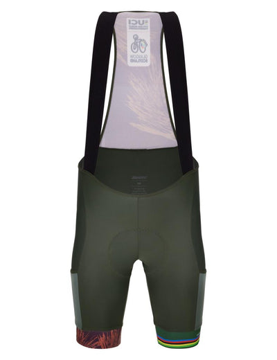 Santini UCI Cycling World Championships ROCKY Erkek Askılı Bisiklet Taytı RE1075C3ROCKY3WCG