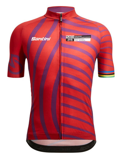 Santini UCI Road World Championships Wollongong Erkek Bisiklet Forması EC94075CKEVOWL1