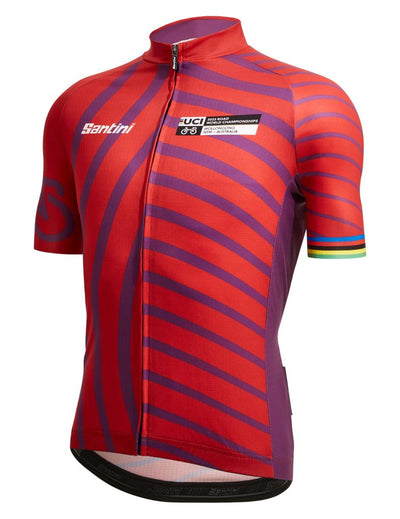 Santini UCI Road World Championships Wollongong Erkek Bisiklet Forması EC94075CKEVOWL1