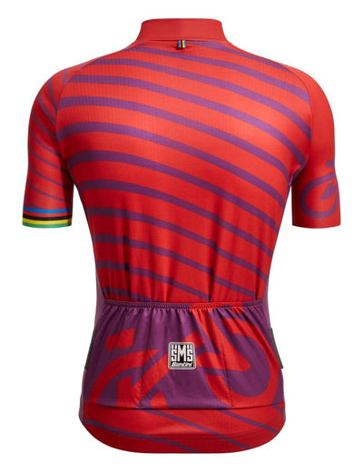 Santini UCI Road World Championships Wollongong Erkek Bisiklet Forması EC94075CKEVOWL1