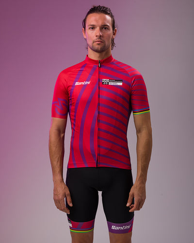 Santini UCI Wollongong Askılı Kadın Bisiklet Taytı EC1075GITR1WL22