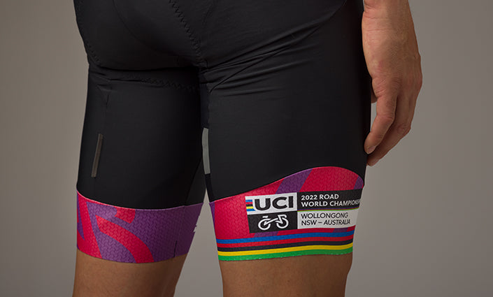 Santini UCI Wollongong Askılı Kadın Bisiklet Taytı EC1075GITR1WL22