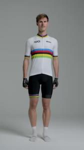 Santini UCI WORLD CHAMPION Polartec Kumaşlı Erkek Bisiklet Forması RE94075CWORLDECO