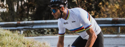 Santini UCI WORLD CHAMPION Polartec Kumaşlı Erkek Bisiklet Forması RE94075CWORLDECO