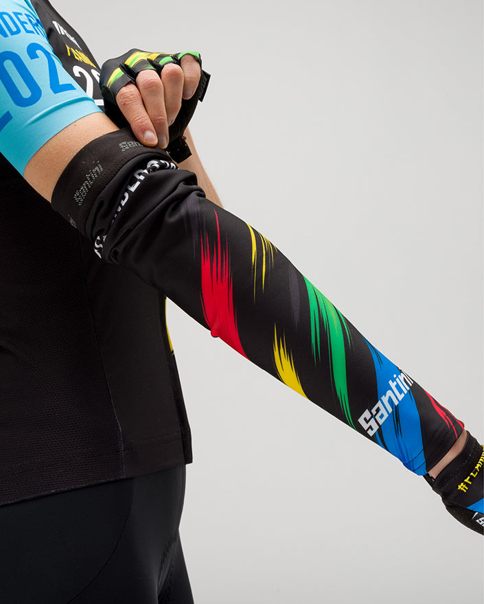 Santini UCI World Championships Flanders Thermofleece Kışlık Kolluk EC680CLSPLA