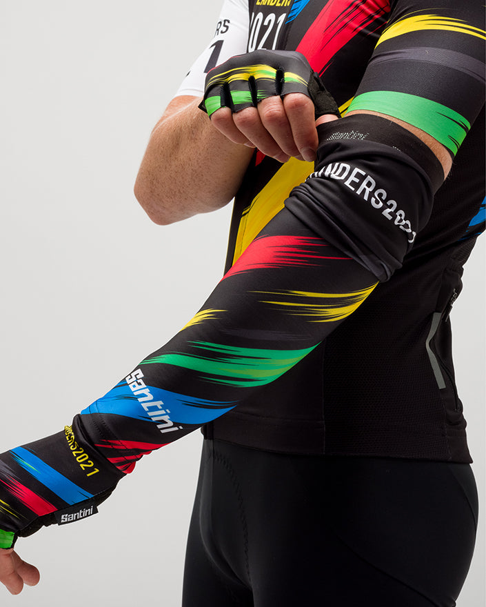 Santini UCI World Championships Flanders Thermofleece Kışlık Kolluk EC680CLSPLA