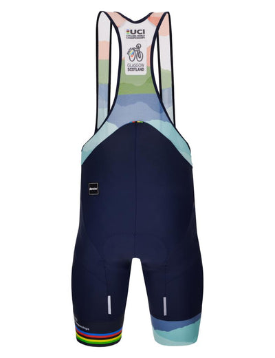 Santini UCI World Cycling Championship Cloudscape Askılı Unisex Bisiklet Taytı RE1075FBCLOUD3WCG