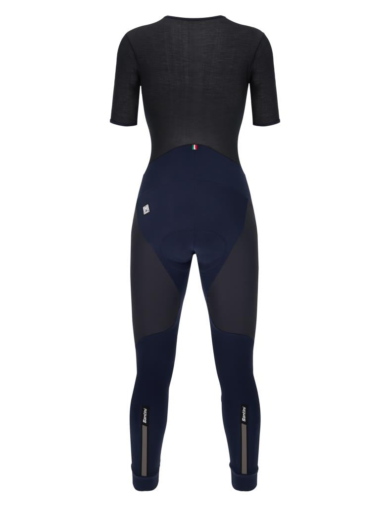 Santini VEGA DRY Kısa Kollu Kışlık Kadın Su Geçirmez Bisiklet Taytı 3W1182C3WVEGADRY