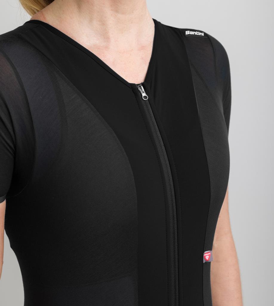 Santini VEGA DRY Kısa Kollu Kışlık Kadın Su Geçirmez Bisiklet Taytı 3W1182C3WVEGADRY