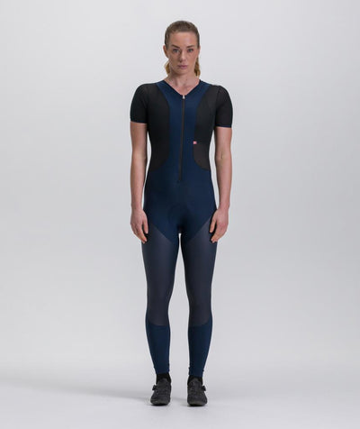 Santini VEGA DRY Kısa Kollu Kışlık Kadın Su Geçirmez Bisiklet Taytı 3W1182C3WVEGADRY