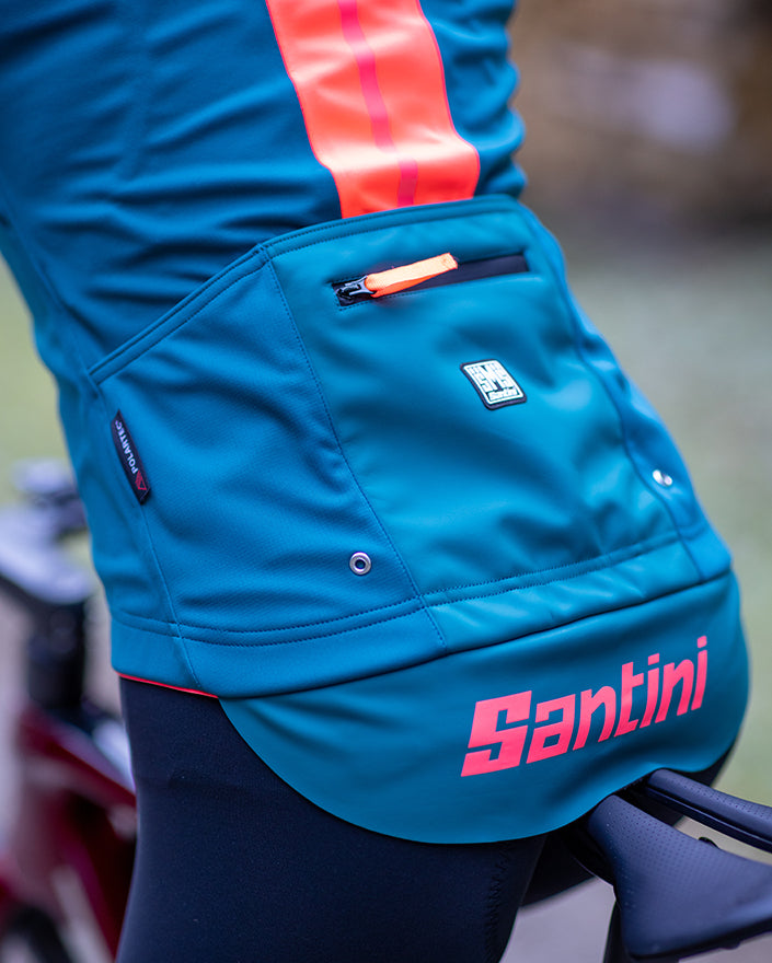 Santini VEGA MULTI Weather Polartec Unisex Kışlık Bisiklet Ceketi 2W51775VEGAMULT