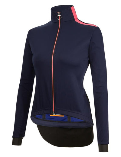 Santini VEGA MULTI With Hood Polartec Kadın Kışlık Bisiklet Ceketi 3W508L75VEGAMULT
